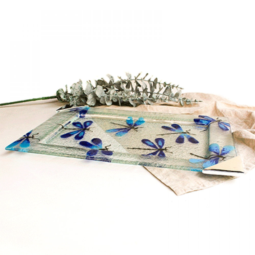 fuente alpha grande libélula azul