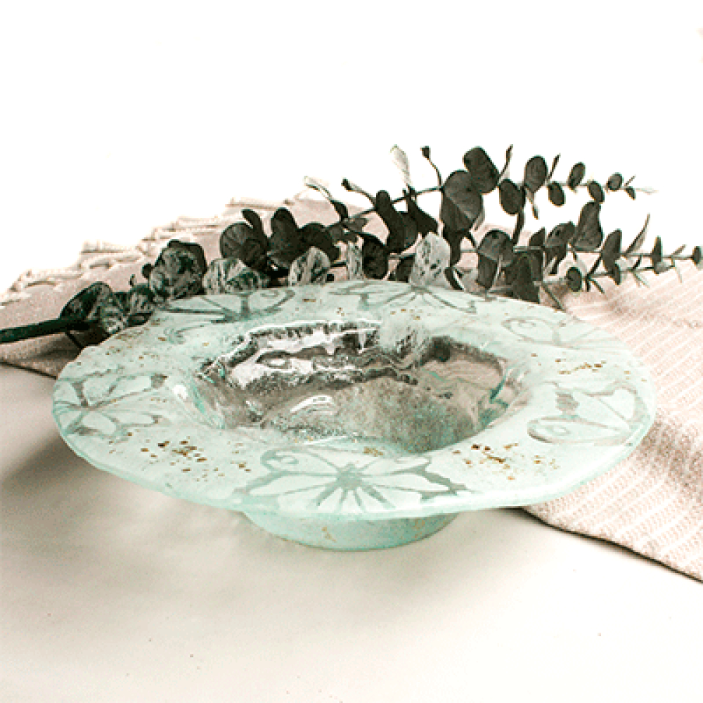 Bowl rustico mariposa blanca