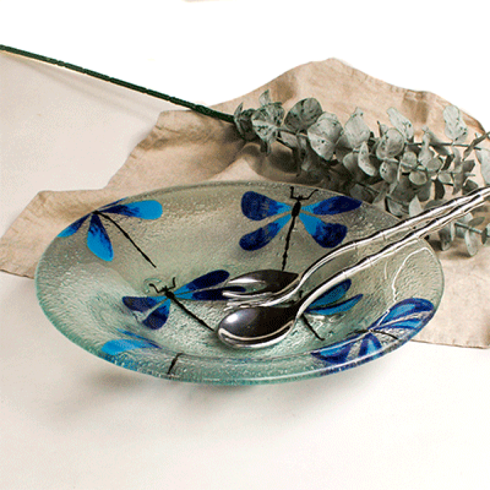 ensaladera umanku lib&eacute;lulas con cubiertos