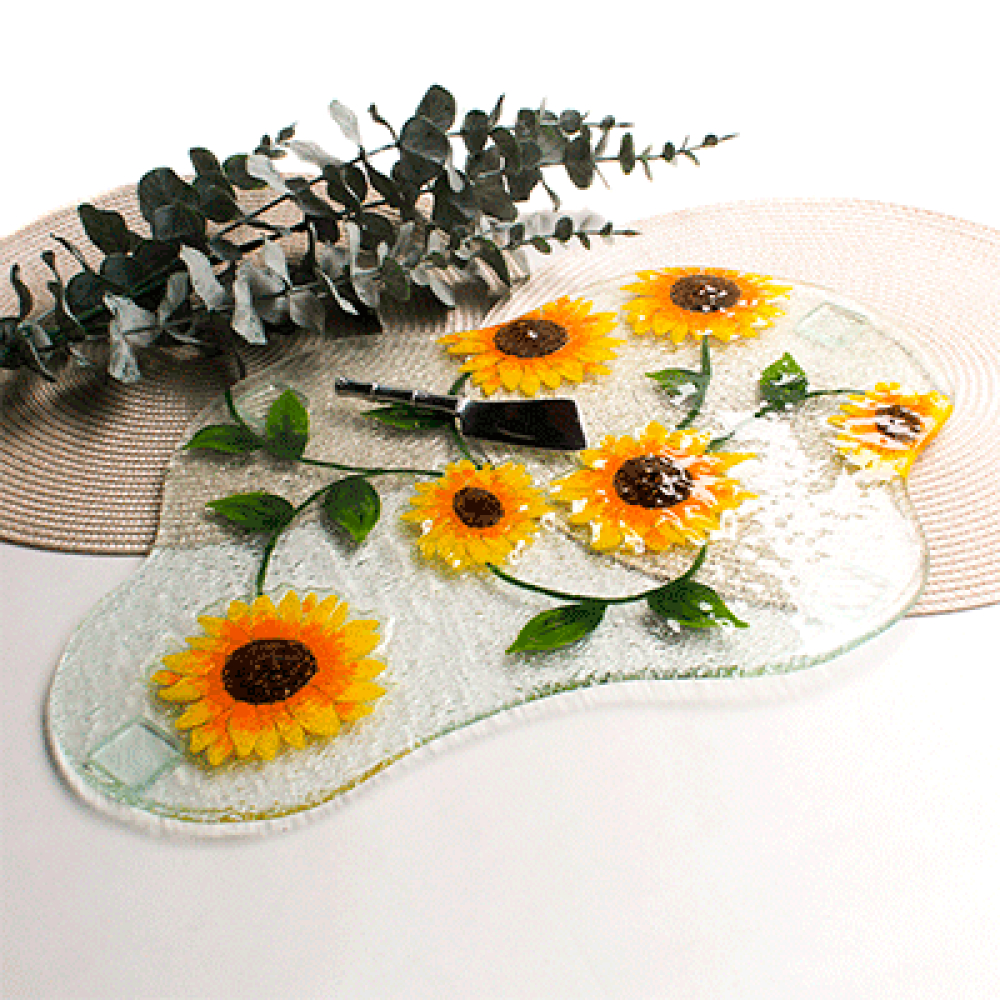 tabla irregular girasoles