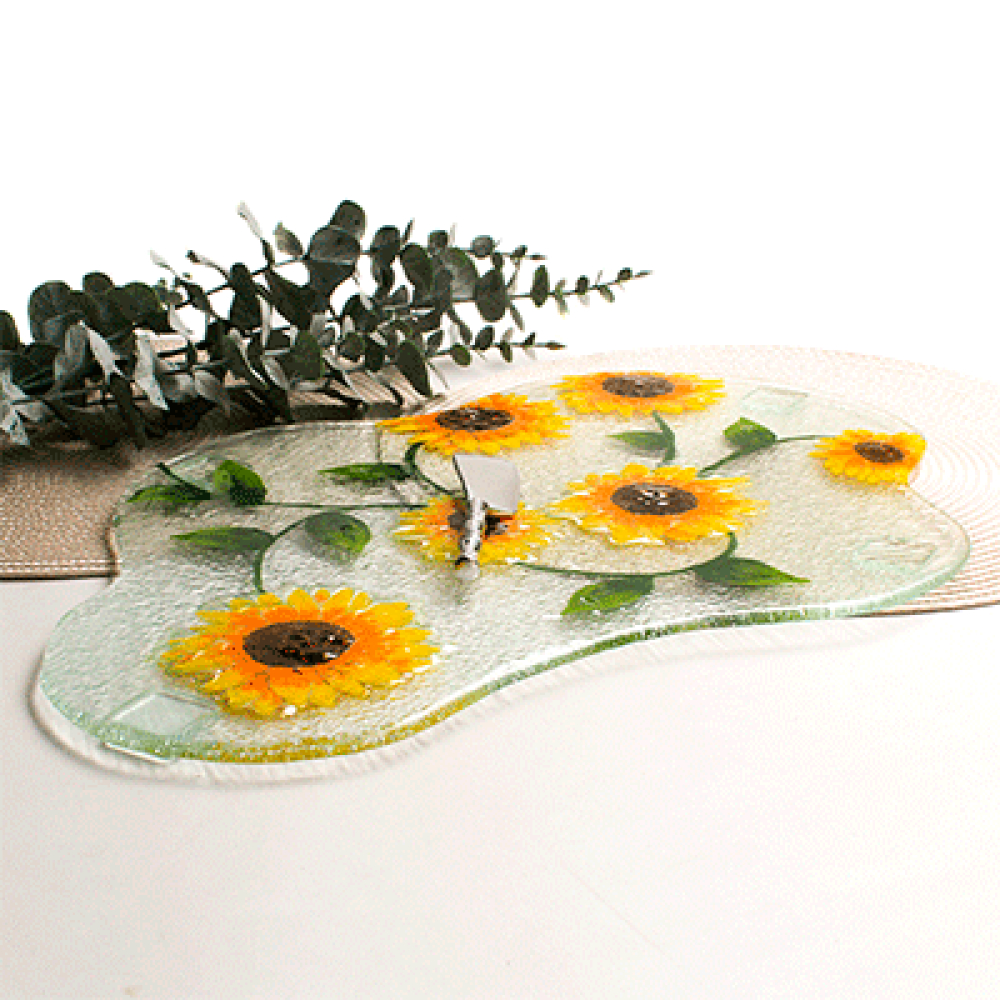 tabla irregular girasoles