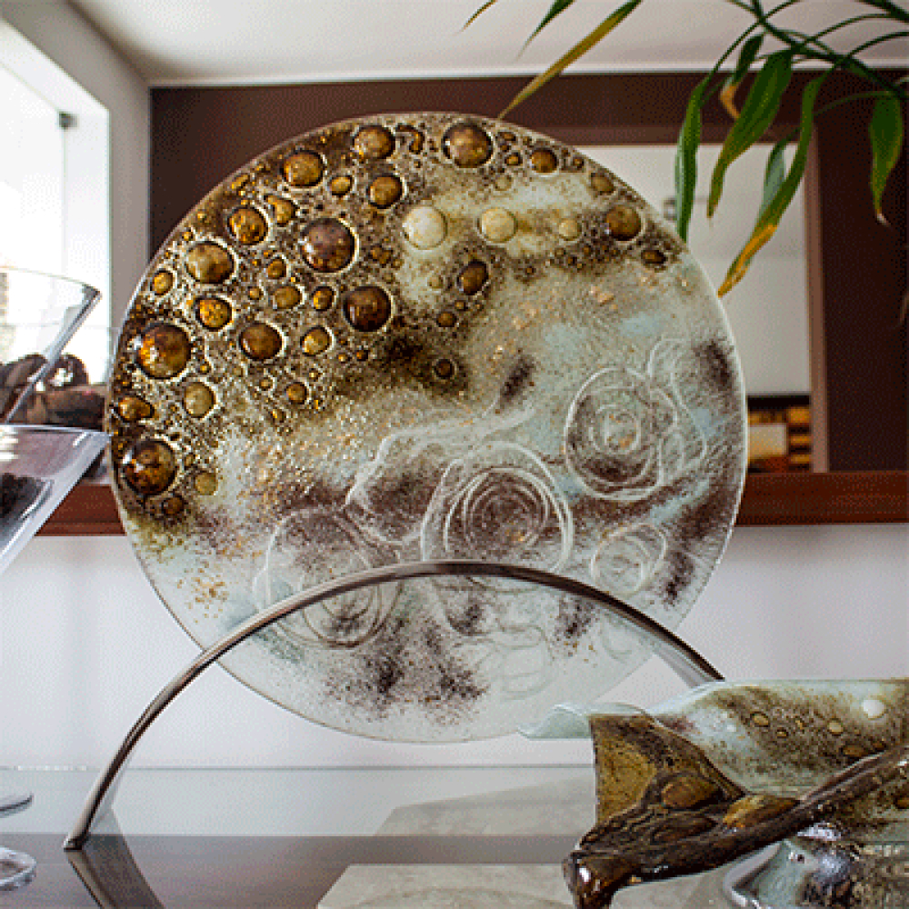 escultura burbuja caramelo