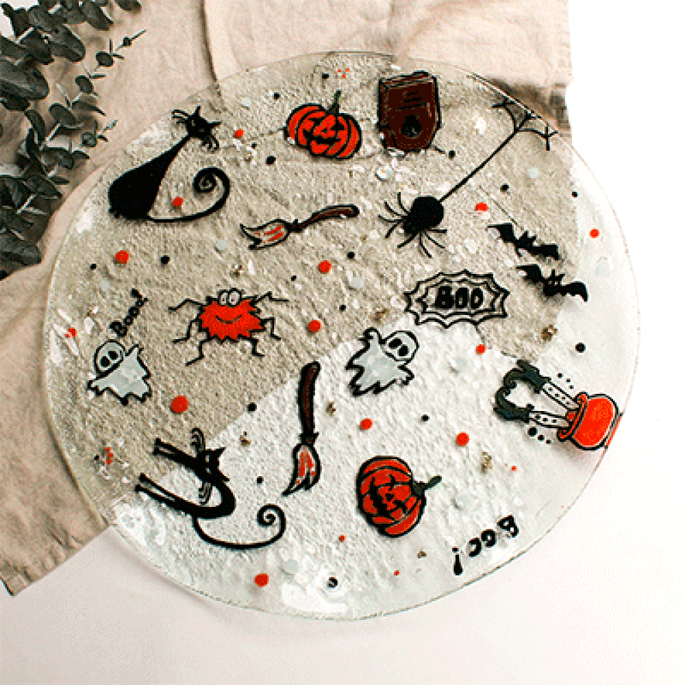 porta tortas halloween