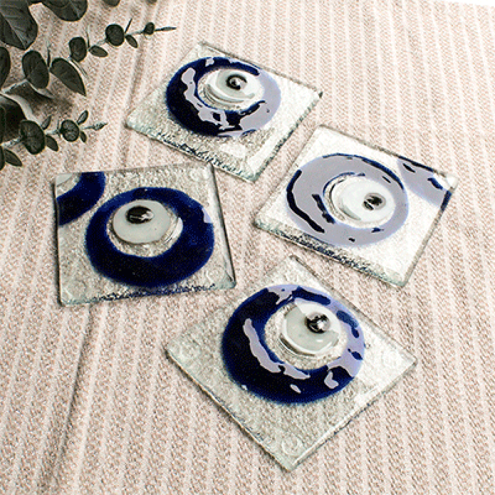 Posavasos ojo turco azul