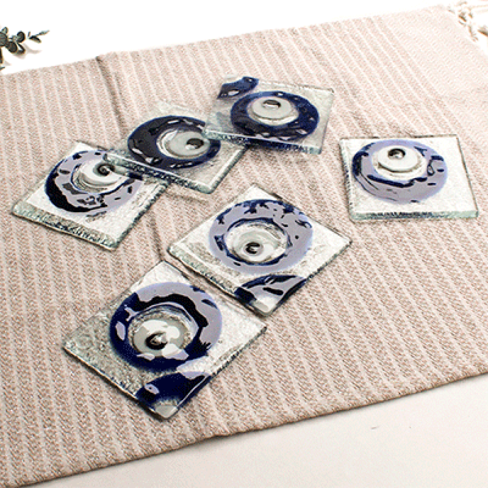Posavasos ojo turco azul