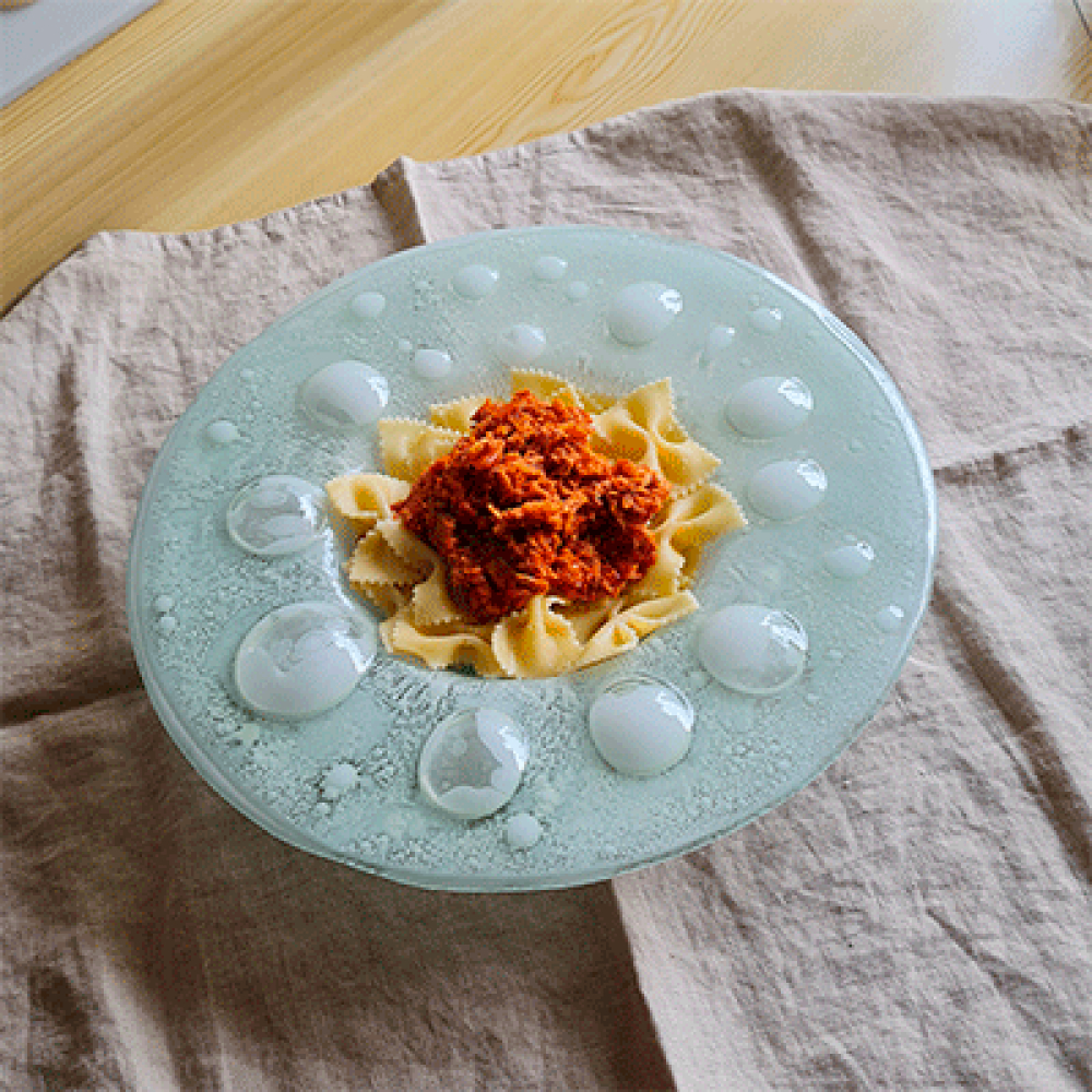 Bowl Kaylla burbuja blanca