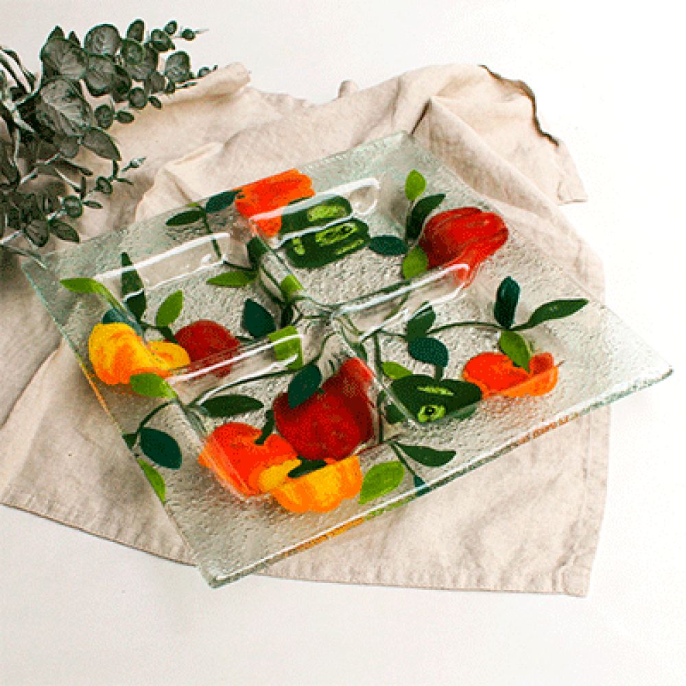 fuente cuatro espacios pimientos