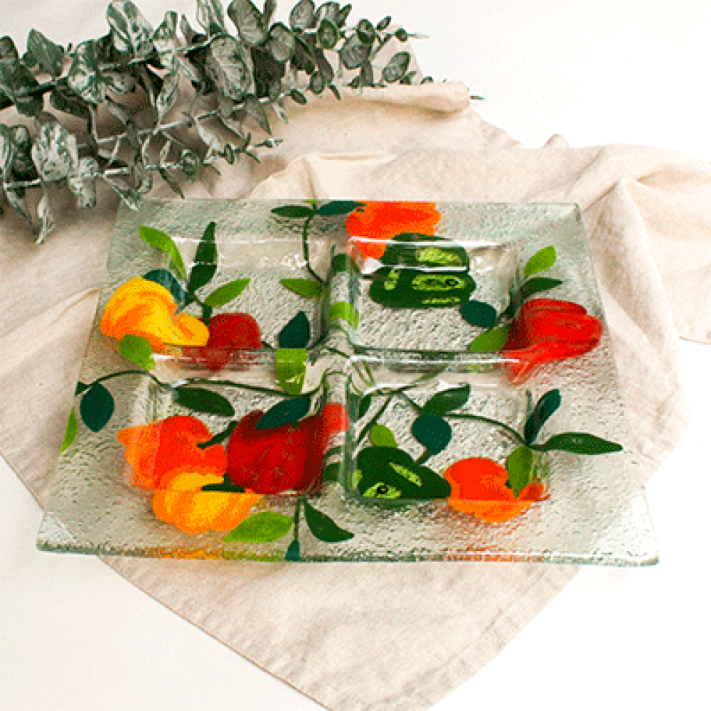 fuente cuatro espacios pimientos