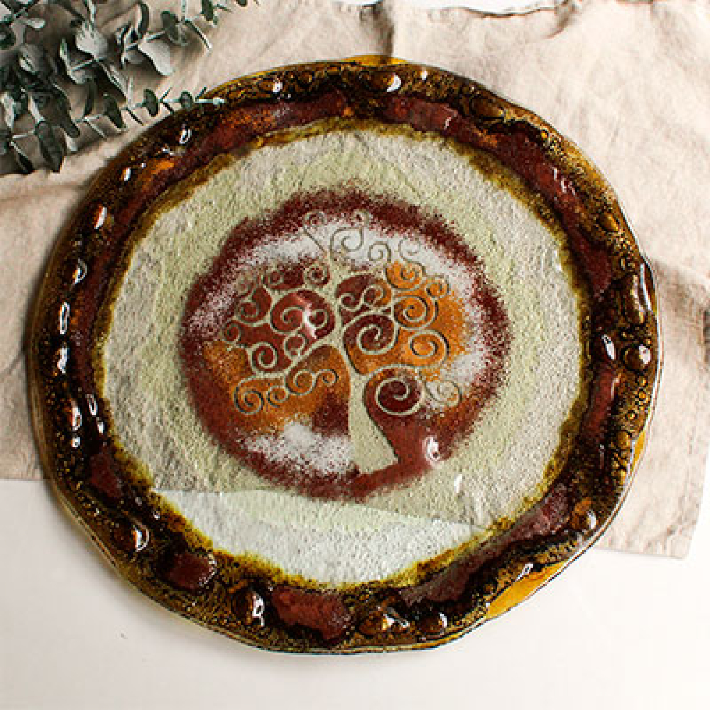 porta tortas &aacute;rbol de la vida caramelo