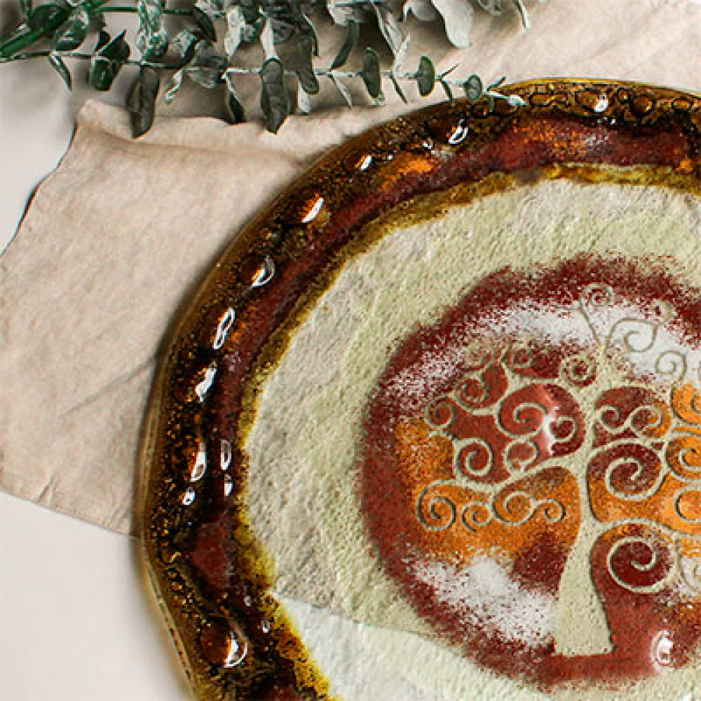 porta tortas &aacute;rbol de la vida caramelo