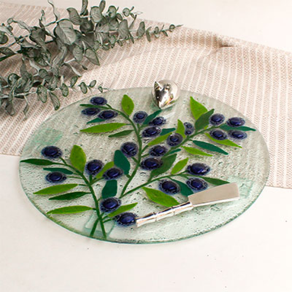 tabla para servir grande olivos