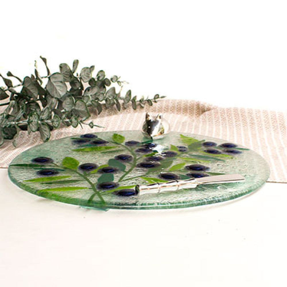 tabla para servir grande olivos