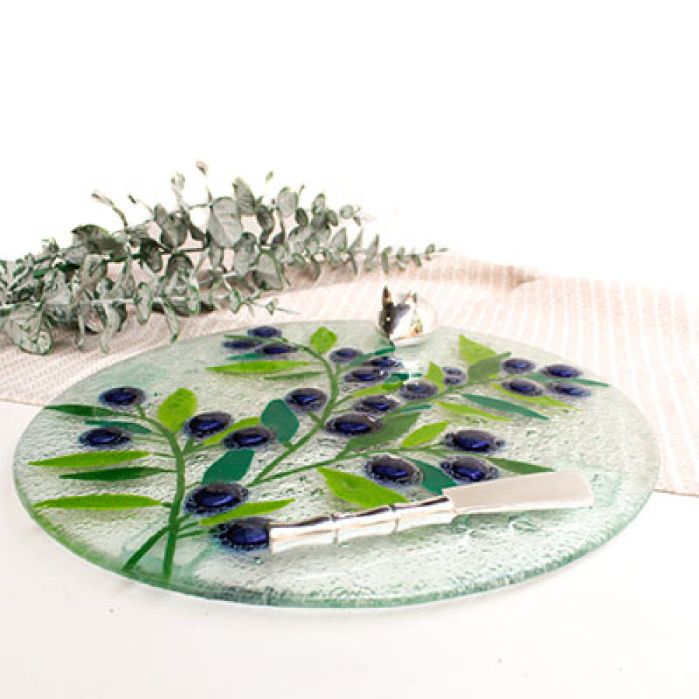 tabla para servir grande olivos