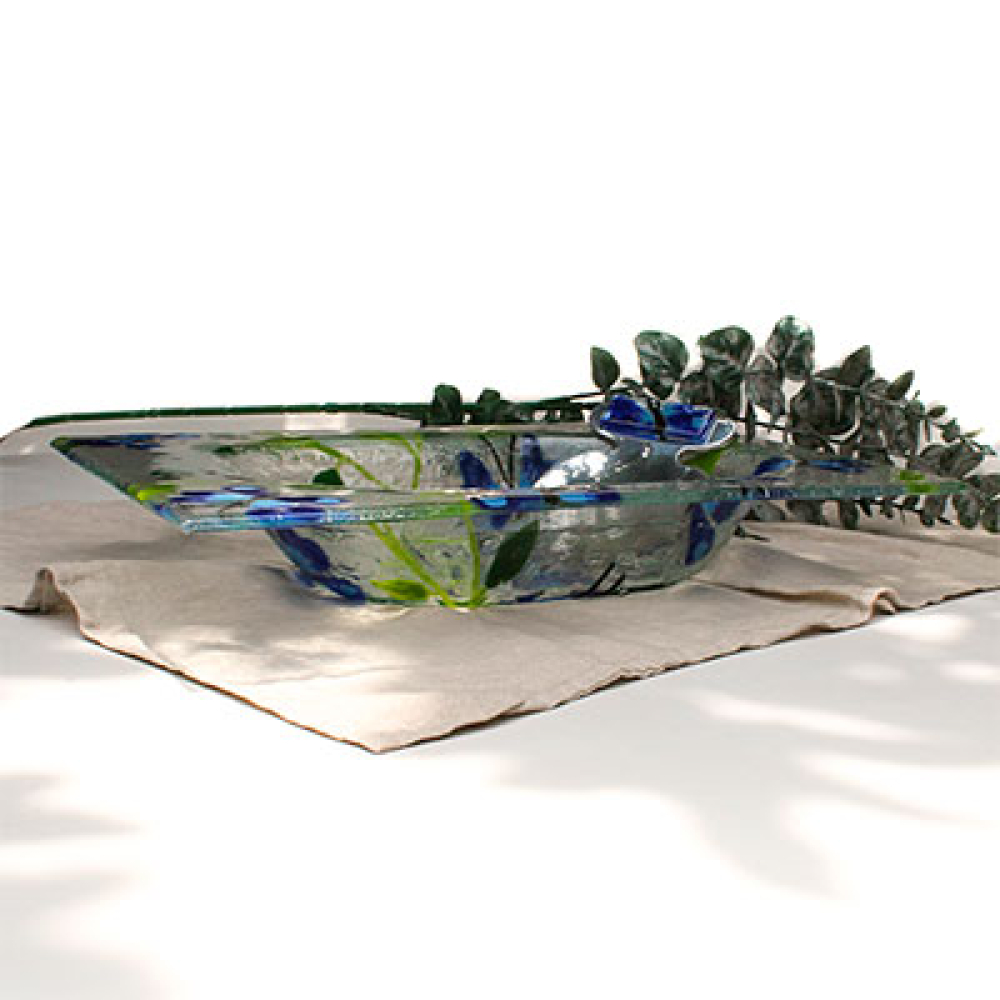 Fuente arrocera mariposa azul