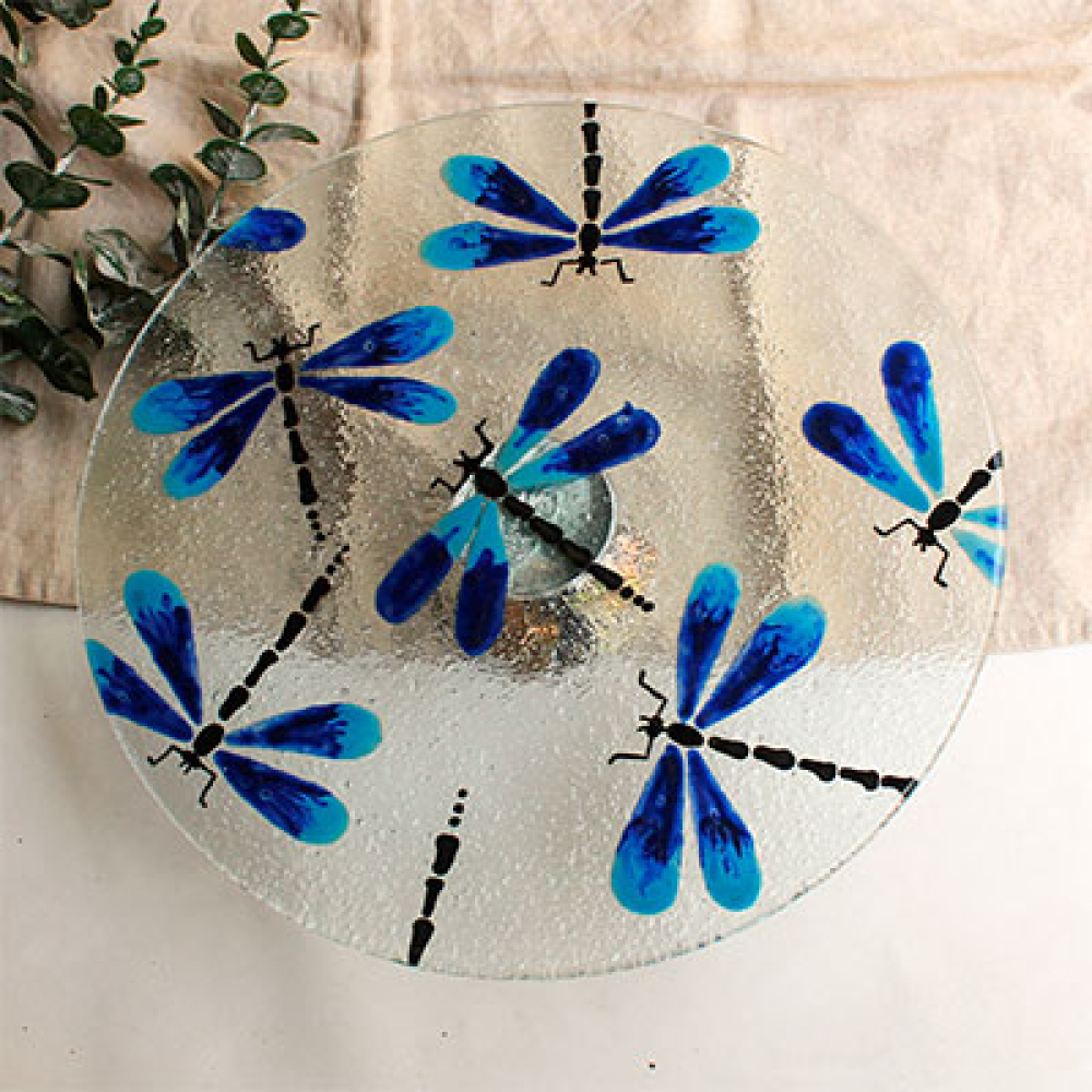 Porta tortas lib&eacute;lula azul