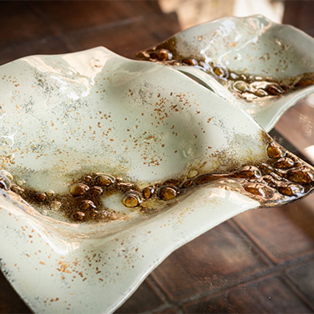 Centro de mesa pañuelo chispas