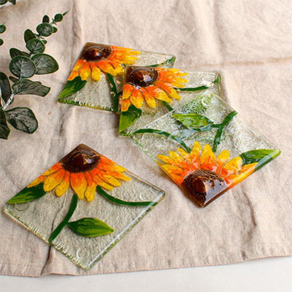 Posavasos girasoles