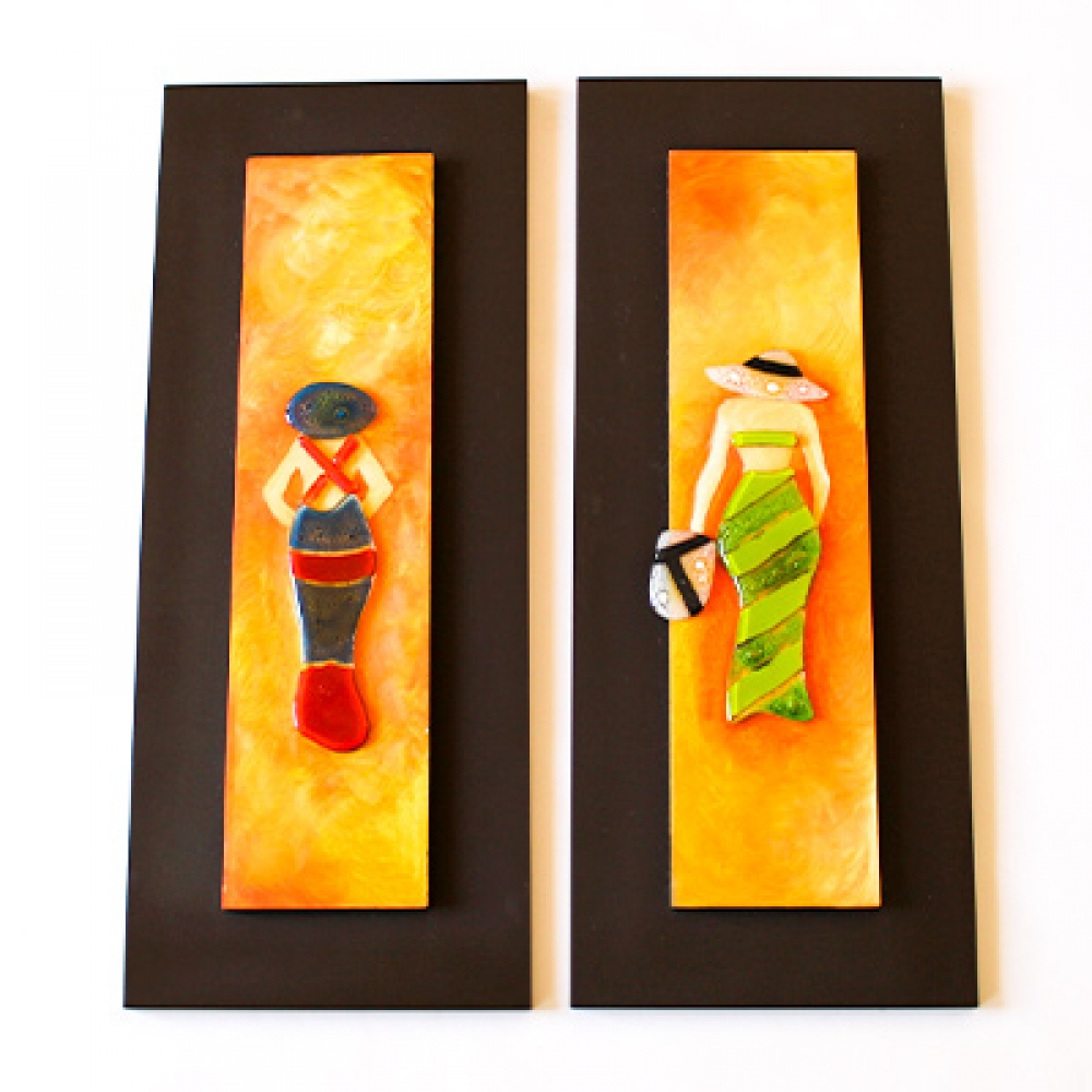 Par de cuadros Las Chicas Pericas