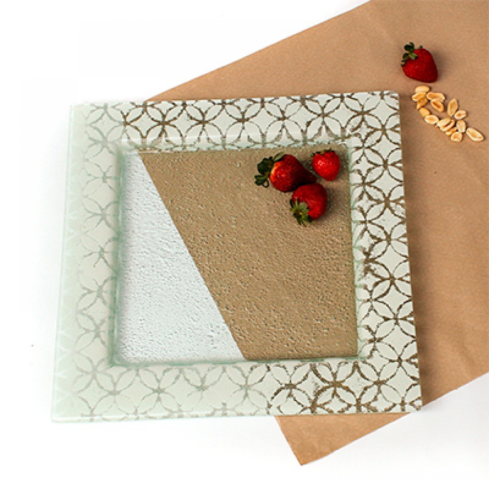 Plato cuadrado Celos&iacute;&shy;a