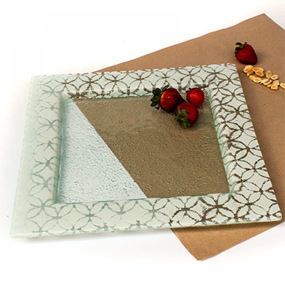 Plato cuadrado Celos&iacute;&shy;a