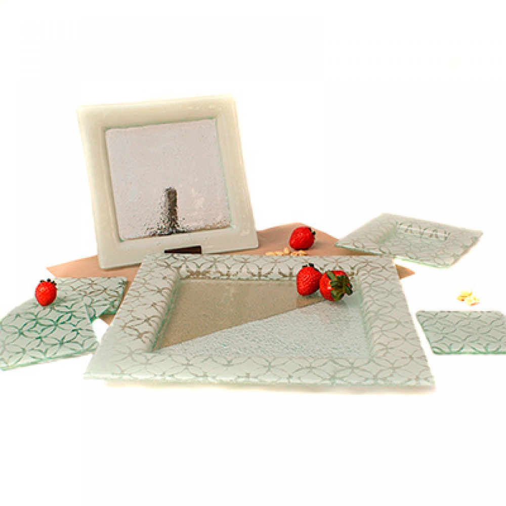 Plato cuadrado Celos&iacute;&shy;a