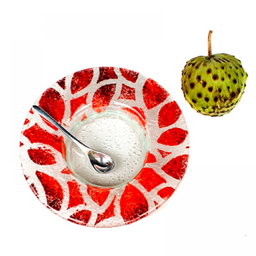 Bowl petit hojas rojas