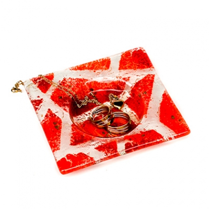 Plato multiusos rojo