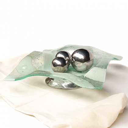 Centro de mesa pañuelon blanco