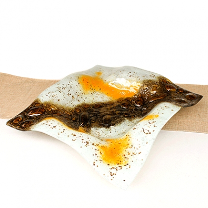 Centro de mesa pañuelon caramelo maíz