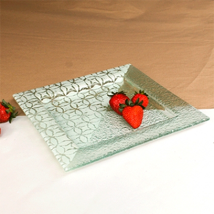 Plato cuadrado celosí­a