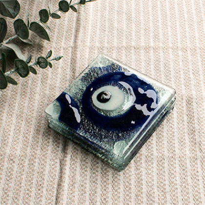 Posavasos ojo turco azul