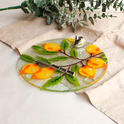 tabla para servir limones